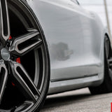 19" Vossen HF1 Grey 19x8.5 19x9.5 1411 Concave Wheels Rims Fits Tesla Model 3