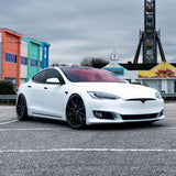 19" Vossen HF3 Black 19X9 19X10 1134 Concave Wheels Rims Fits Hyundai Genesis Co