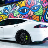 19" Vossen HF3 Black 19X8.5 19X9.5 1411 Concave Wheels Rims Fits Tesla Model 3