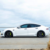 19" Vossen HF3 Black 19X8.5 19X9.5 1411 Concave Wheels Rims Fits Tesla Model 3