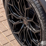 20" Gianelle Monte Carlo Black 20x8.5 Concave Wheels Rims Fits Nissan Maxima