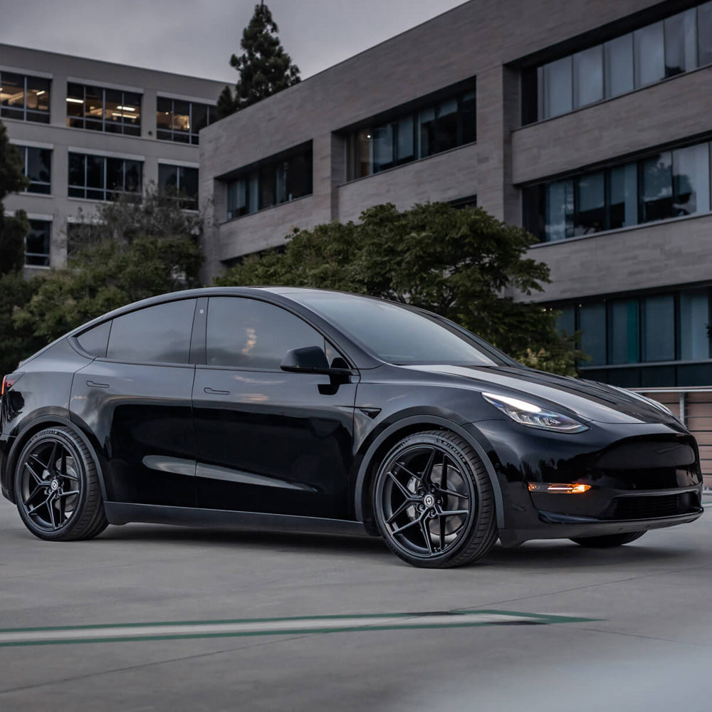 20" HRE FF11 Black 20x9 20x10 Forged Concave Wheels Rims Fits Tesla Model Y