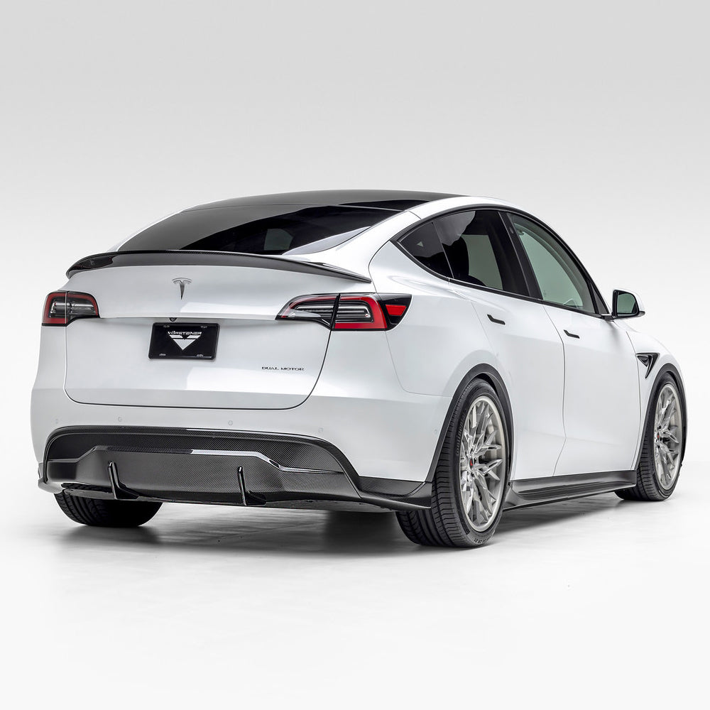 Vorsteiner Aero Rear Diffuser Carbon Fiber 2x2 Glossy Fits Tesla Model Y
