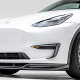 Vorsteiner Aero Add On Bumper Flares Carbon Fiber 2x2 Glossy Fits Tesla Model Y