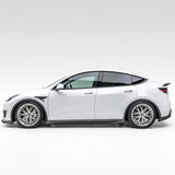 Vorsteiner Aero Side Skirts Carbon Fiber 2x2 Glossy Fits Tesla Model Y