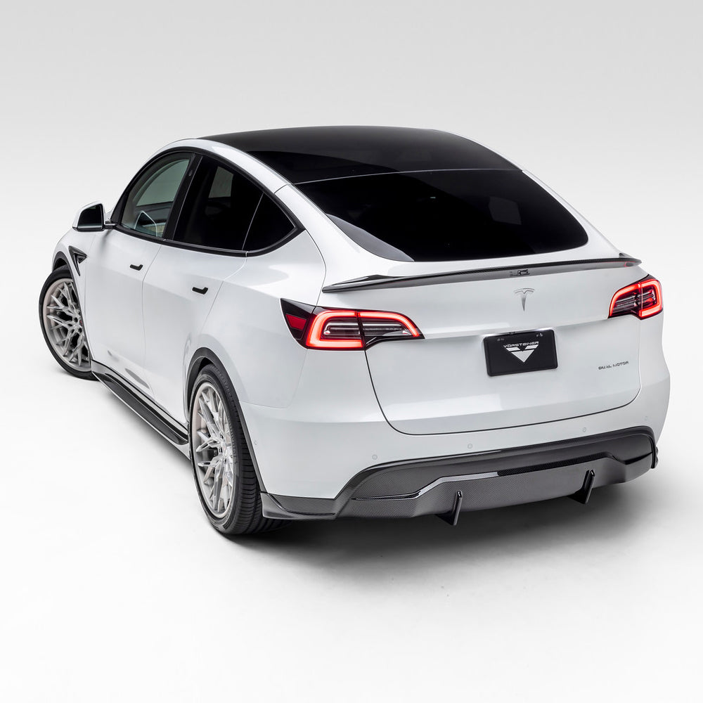Vorsteiner Aero Rear Diffuser Carbon Fiber 2x2 Glossy Fits Tesla Model Y