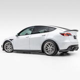 Vorsteiner Aero Side Skirts Carbon Fiber 2x2 Glossy Fits Tesla Model Y