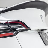 Vorsteiner Aero Decklid Spoiler Carbon Fiber 2x2 Glossy Fits Tesla Model Y