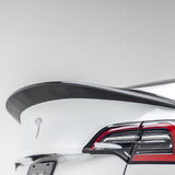 Vorsteiner Aero Decklid Spoiler Carbon Fiber 2x2 Glossy Fits Tesla Model Y