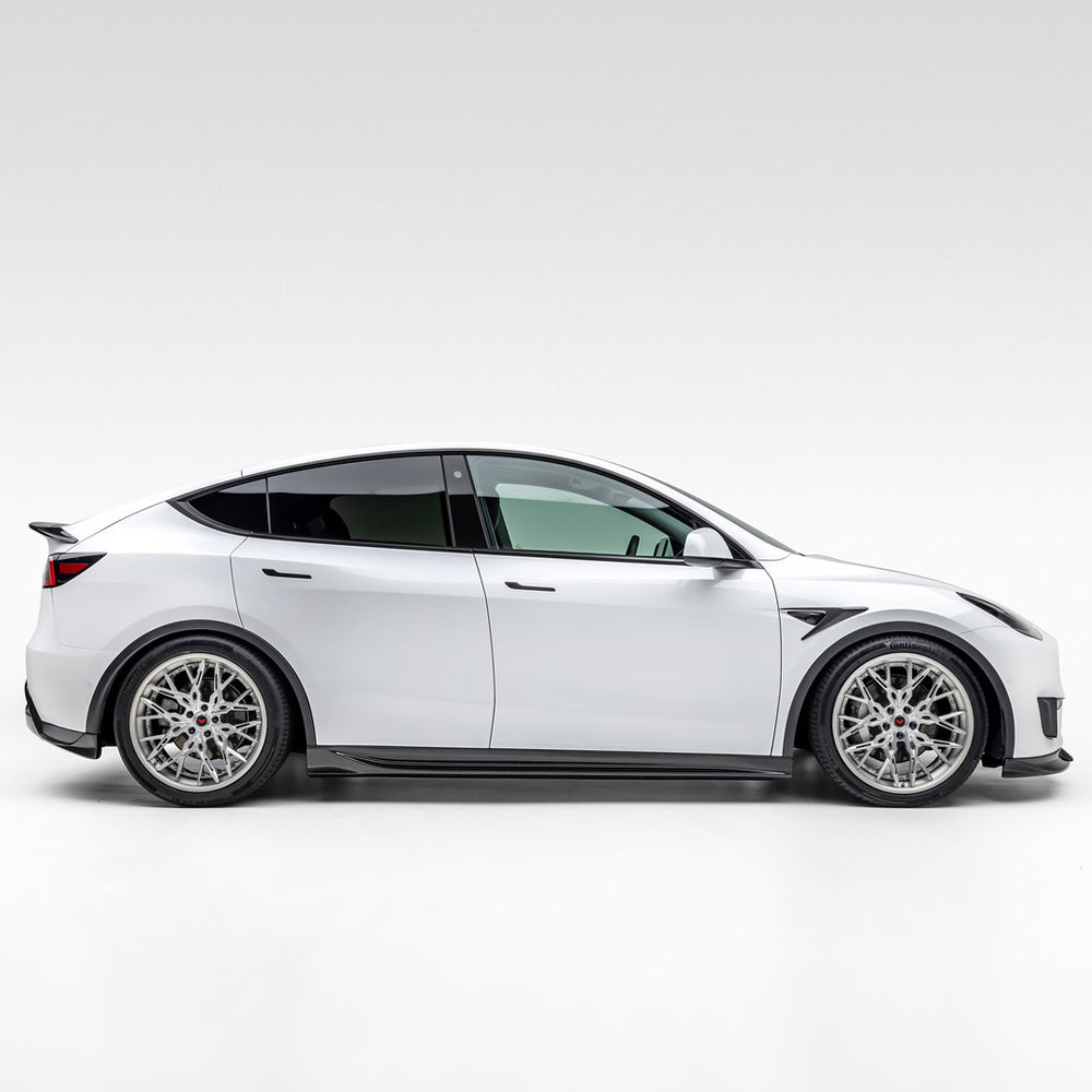 Vorsteiner Aero Add On Fender Vents Carbon Fiber 2x2 Glossy Fits Tesla Model Y