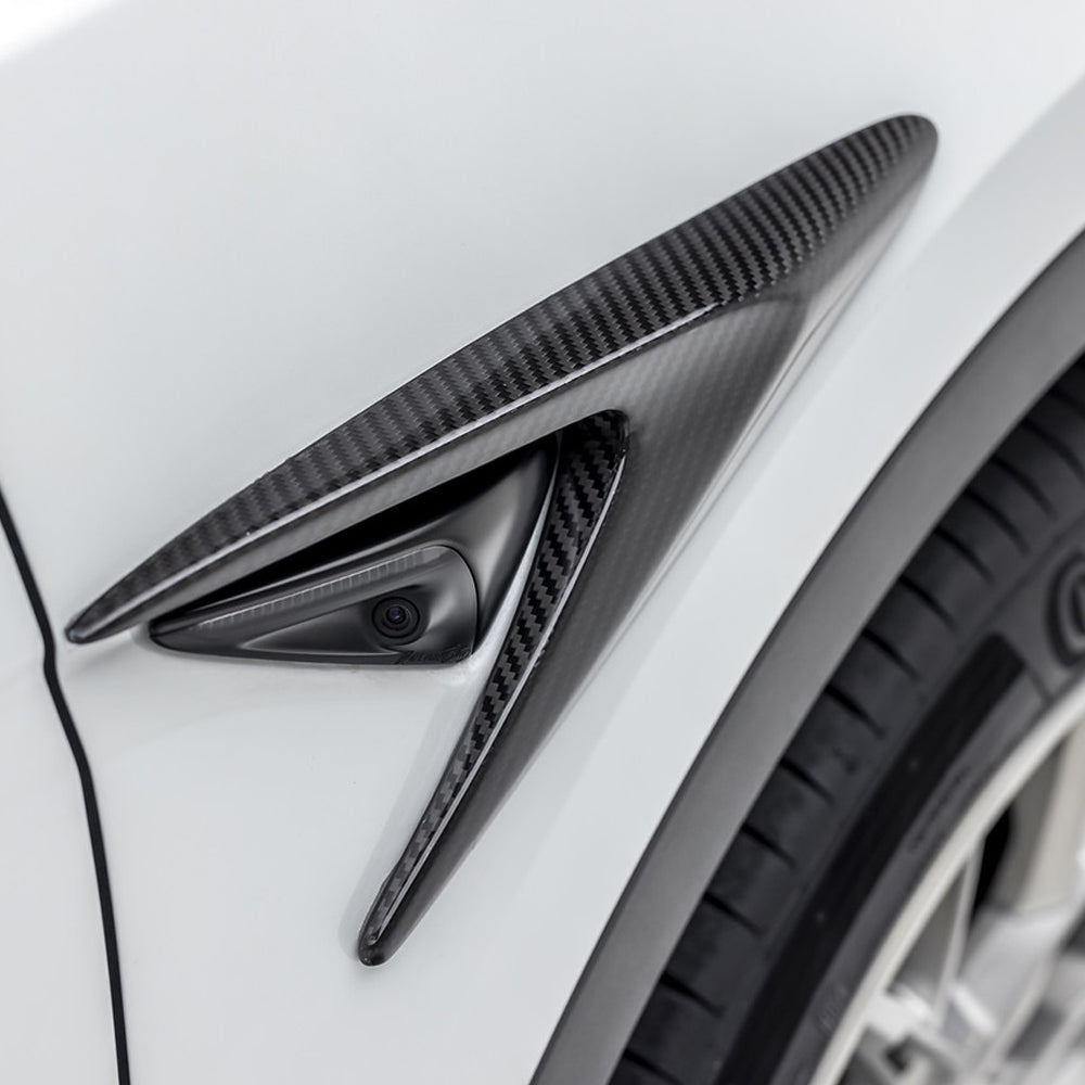 Vorsteiner Aero Add On Fender Vents Carbon Fiber 2x2 Glossy Fits Tesla Model Y