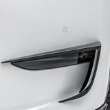 Vorsteiner Aero Add On Bumper Flares Carbon Fiber 2x2 Glossy Fits Tesla Model Y