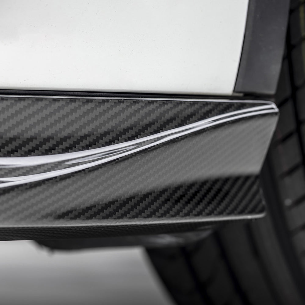 Vorsteiner Aero Front Spoiler Carbon Fiber 2x2 Glossy Fits Tesla Model Y