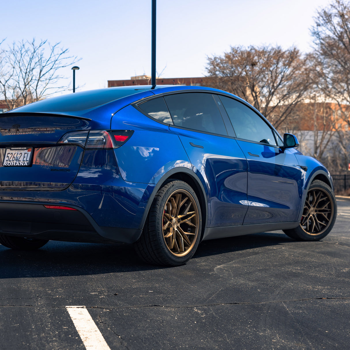 19" Rohana RFC3 Bronze 19x8.5 19x9.5 Concave Wheels Rims Fits Tesla Model 3