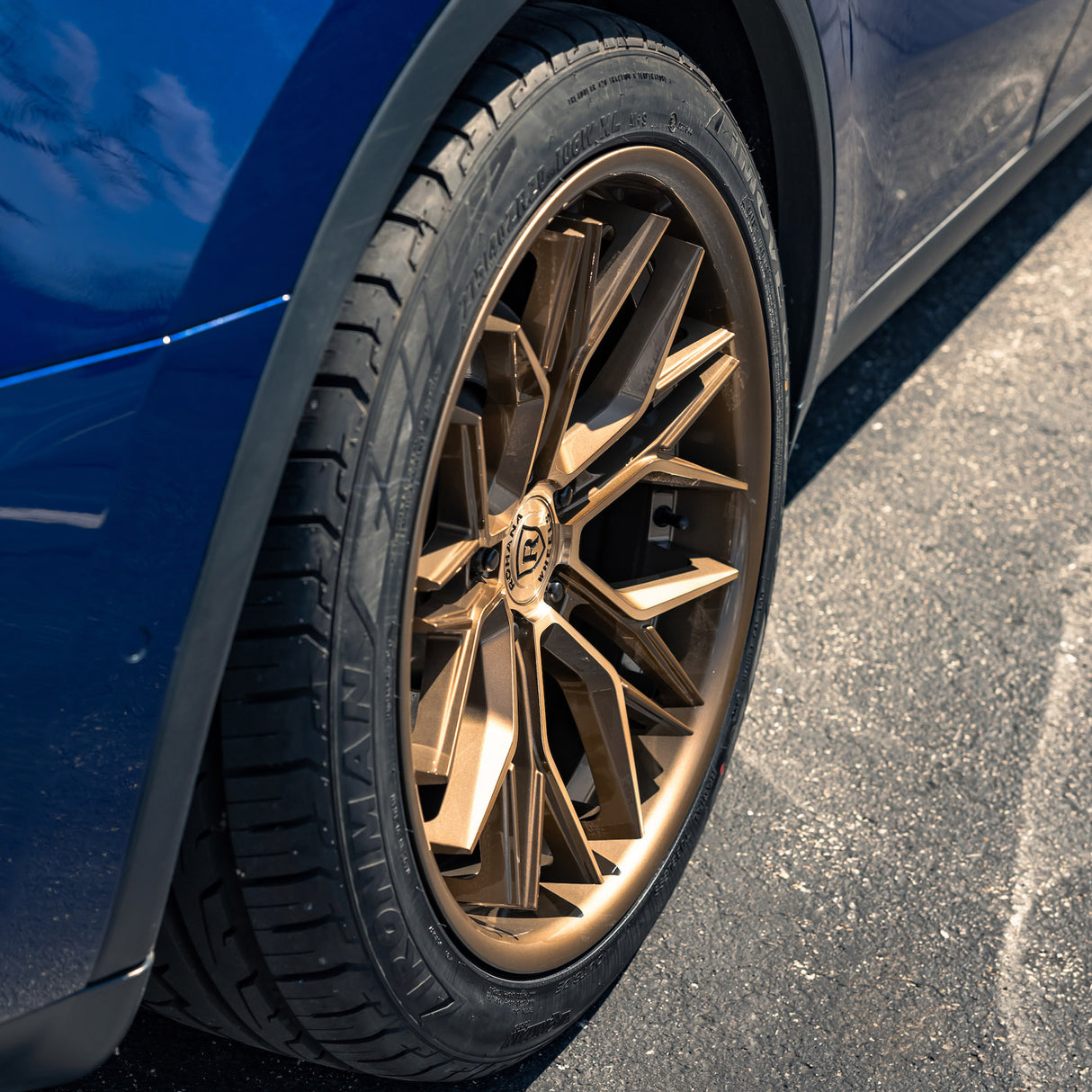 19" Rohana RFC3 Bronze 19x8.5 19x9.5 Concave Wheels Rims Fits Tesla Model 3