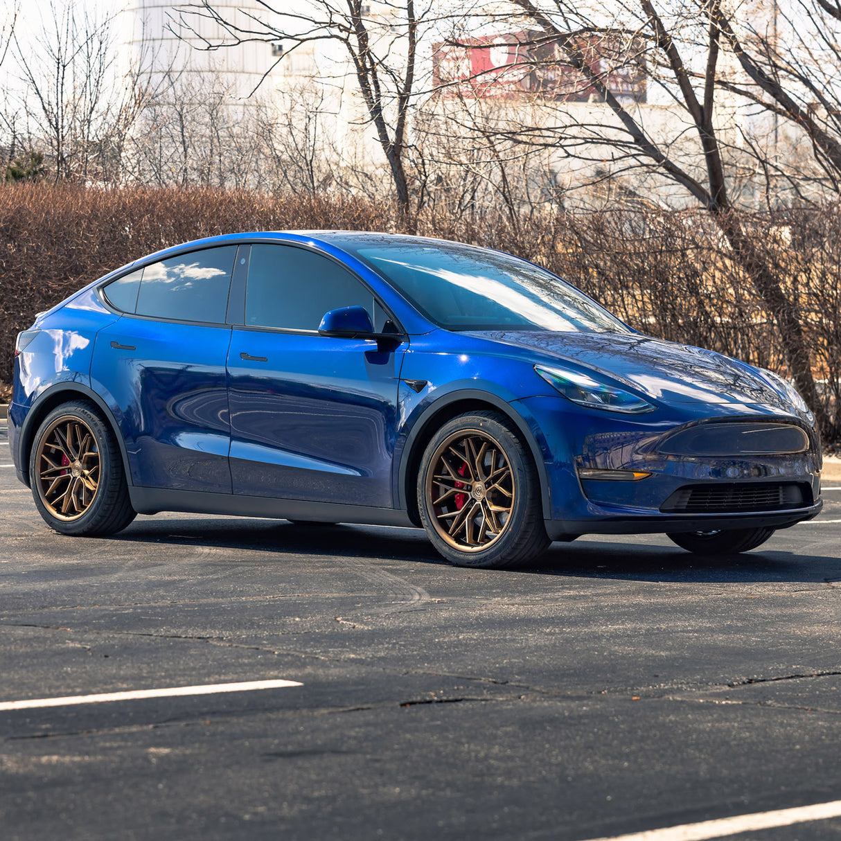 19" Rohana RFC3 Bronze 19x8.5 19x9.5 Concave Wheels Rims Fits Tesla Model 3