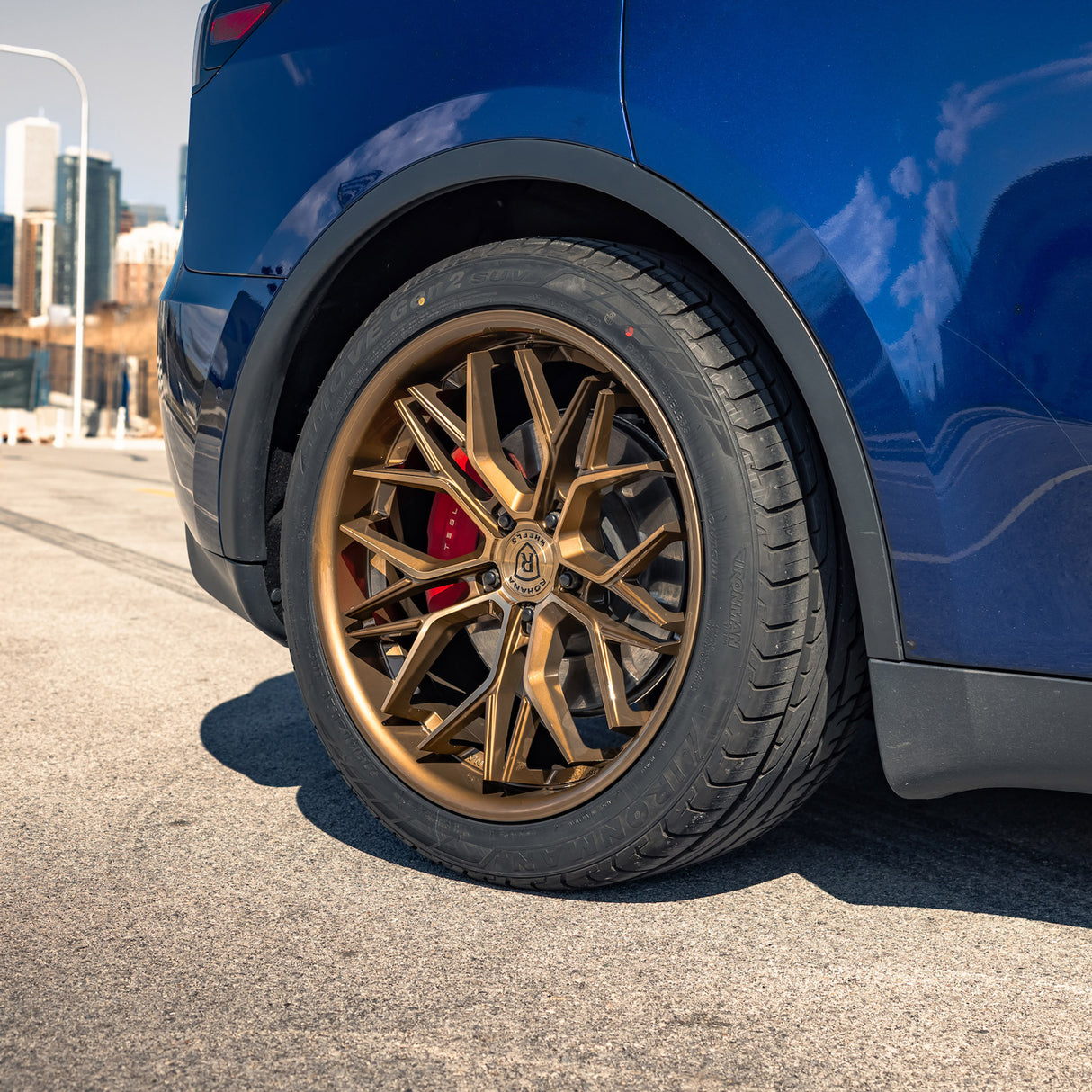 19" Rohana RFC3 Bronze 19x8.5 19x9.5 Concave Wheels Rims Fits Tesla Model 3