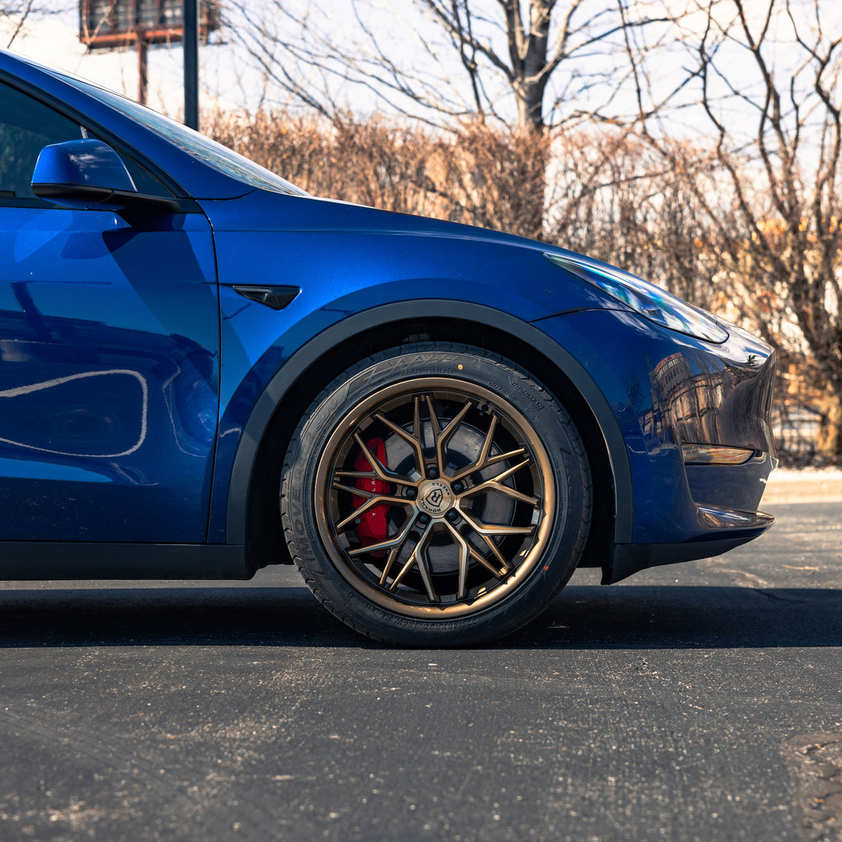 19" Rohana RFC3 Bronze 19x8.5 19x9.5 Concave Wheels Rims Fits Tesla Model 3