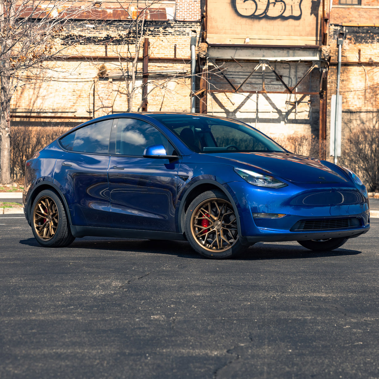 19" Rohana RFC3 Bronze 19x8.5 19x9.5 Concave Wheels Rims Fits Tesla Model 3