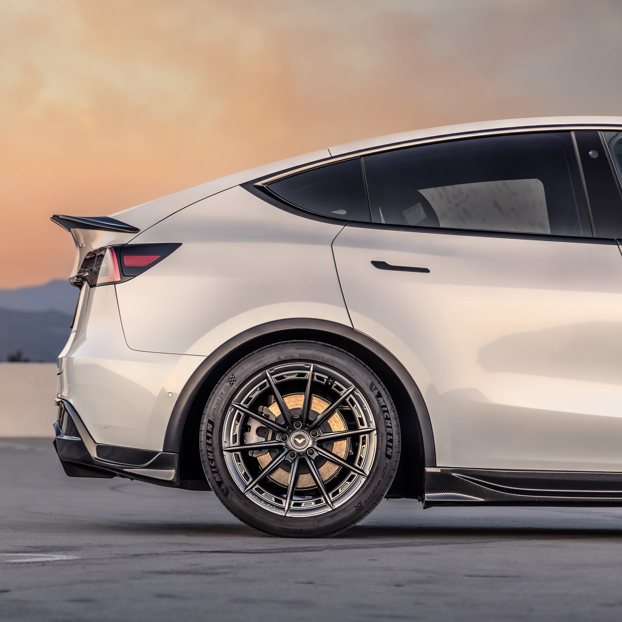 20" Vorsteiner VFX 001 Forged Concave Graphite Wheels Rims Fits Tesla Model Y