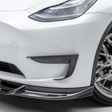 Vorsteiner Aero Add On Bumper Flares Carbon Fiber 2x2 Glossy Fits Tesla Model Y