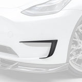 Vorsteiner Aero Add On Bumper Flares Carbon Fiber 2x2 Glossy Fits Tesla Model Y