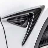Vorsteiner Aero Add On Fender Vents Carbon Fiber 2x2 Glossy Fits Tesla Model Y
