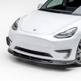 Vorsteiner Aero Front Spoiler Carbon Fiber 2x2 Glossy Fits Tesla Model Y
