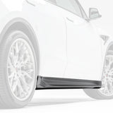 Vorsteiner Aero Side Skirts Carbon Fiber 2x2 Glossy Fits Tesla Model Y