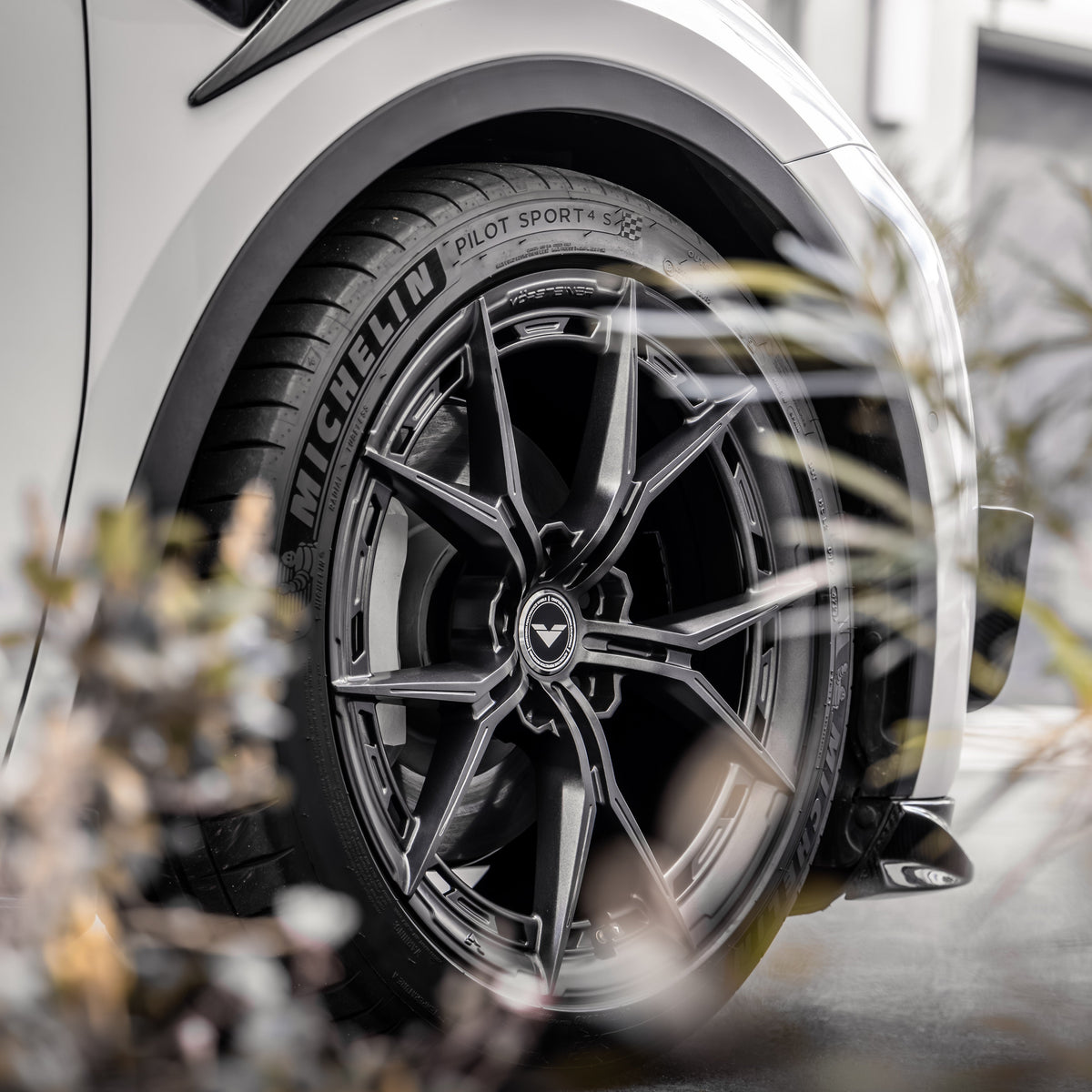 20" Vorsteiner VFX 002 Forged Concave Graphite Wheels Rims Fits Tesla Model Y