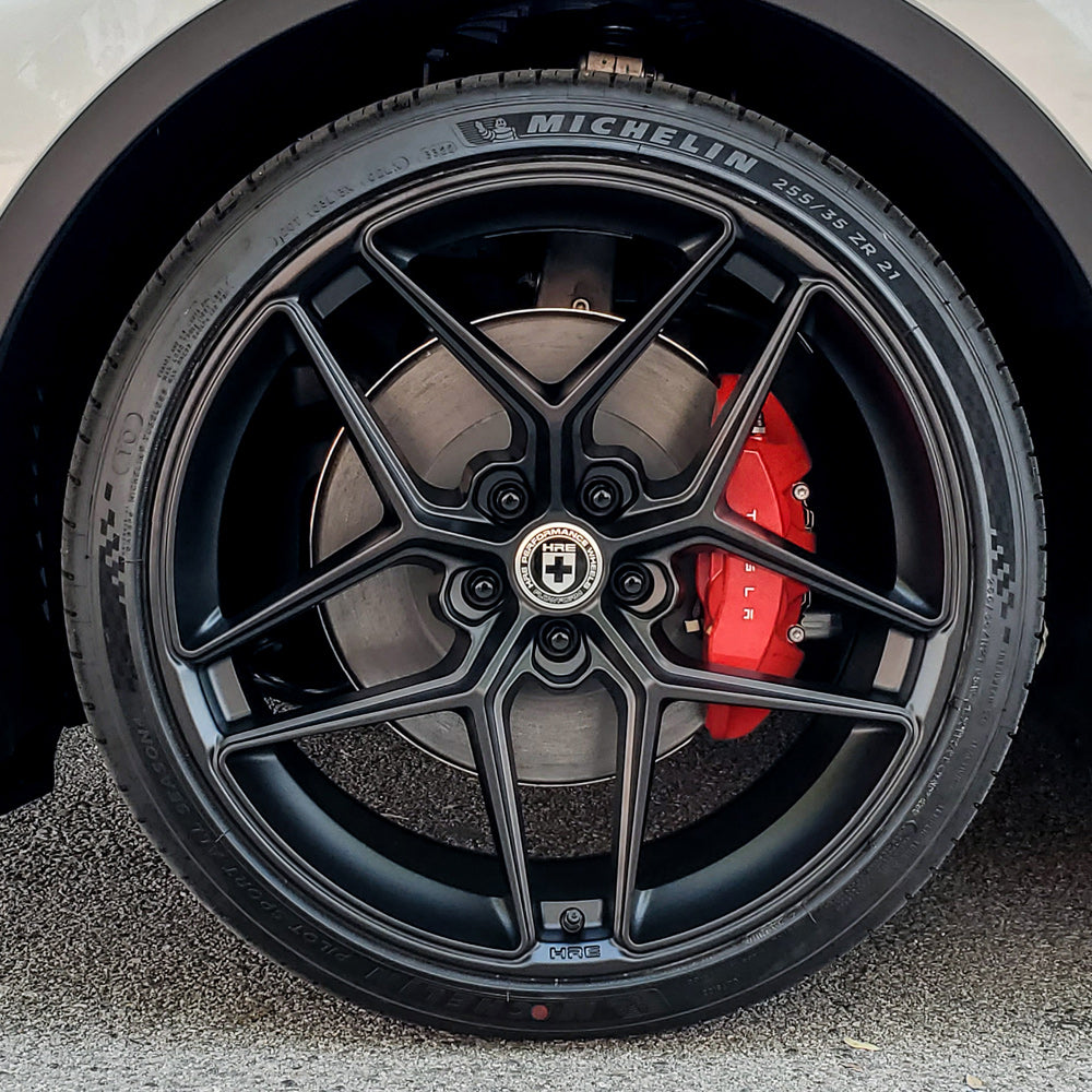22" HRE FF11 Black 22x9.5 Forged Concave Wheels Rims Fits Ford Mustang Mach-E