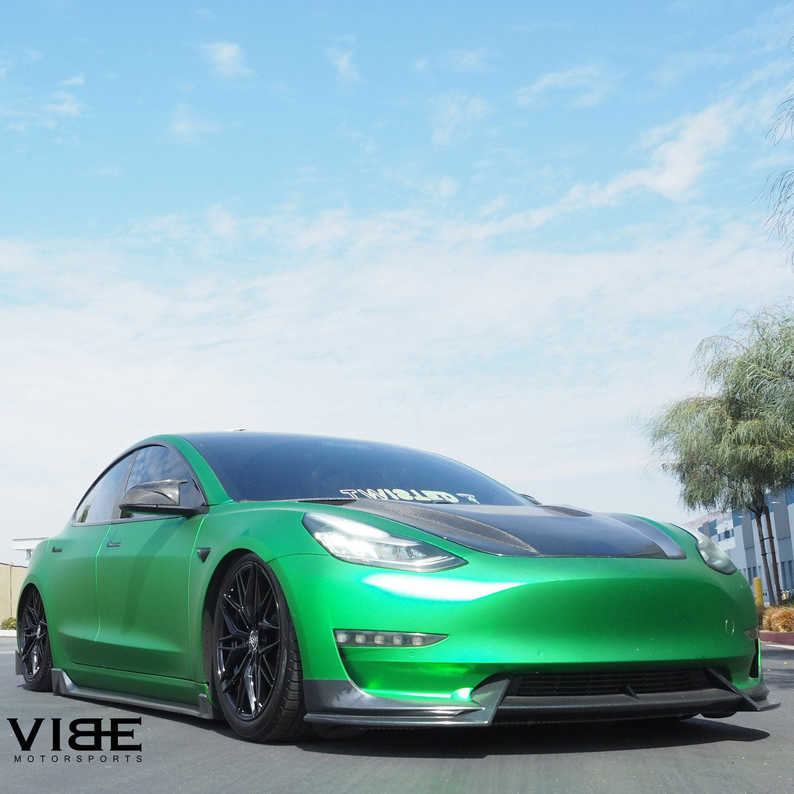 19" Rohana RFX17 Black Forged Concave Wheels Rims Fits Tesla Model 3
