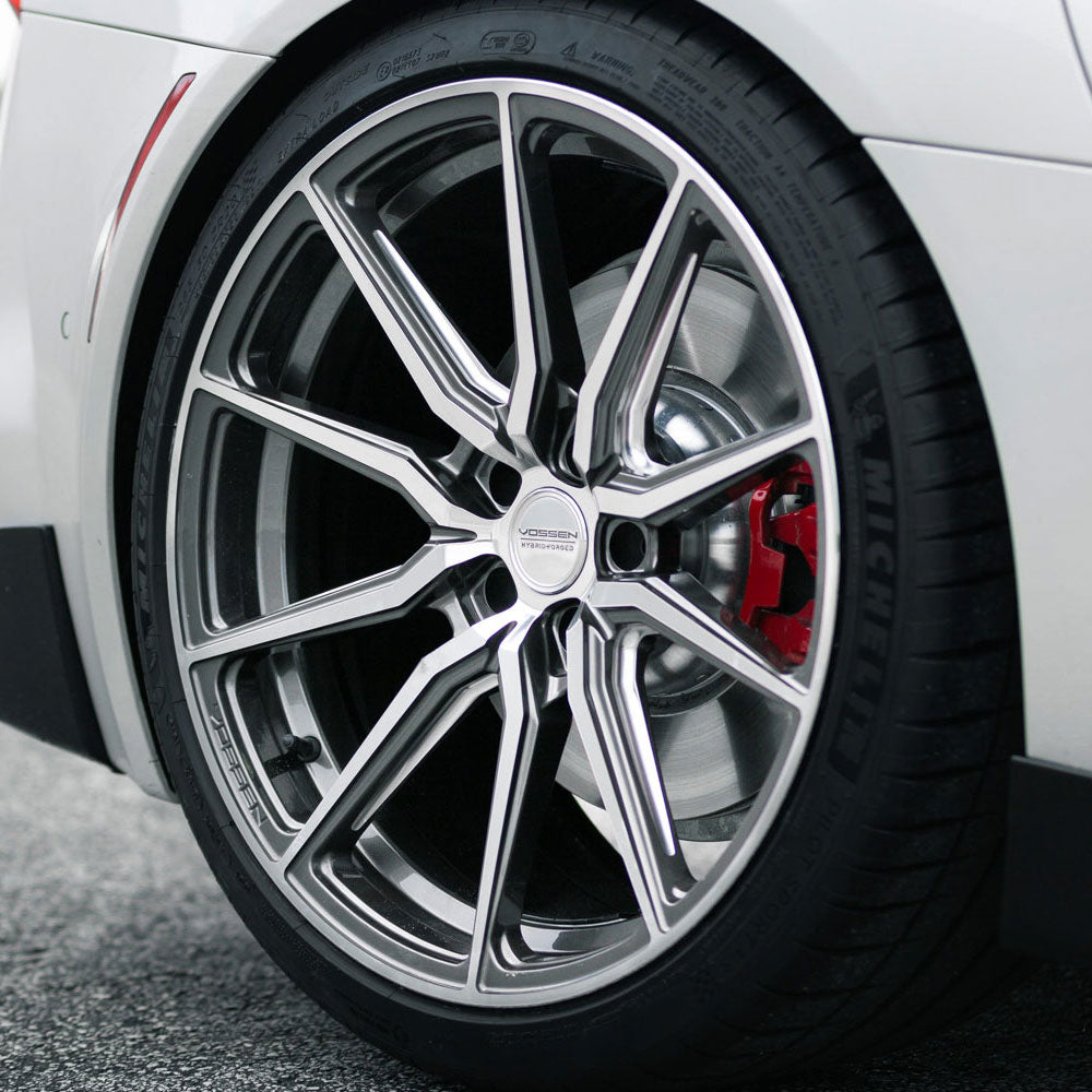 20" Vossen HF3 Grey 20X9 20X10.5 1159 Concave Wheels Rims Fits BMW 5 Series xDri
