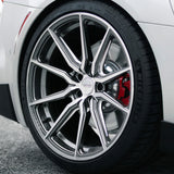 21" Vossen HF3 Grey 21X9 21X10.5 1274 Concave Wheels Rims Fits Jaguar XFR