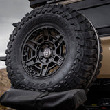 17" HRE FT1 Black 17x9 Concave Wheels Rims Fits 2003-2009 Toyota 4Runner