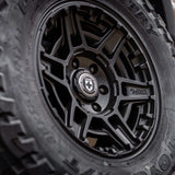 17" HRE FT1 Black 17x9 Concave Wheels Rims 1999-2007 Chevrolet Silverado 1500