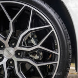 20" Vossen HF2 Black 20X10 20X11 1261 Concave Wheels Rims Fits Nissan GT-R
