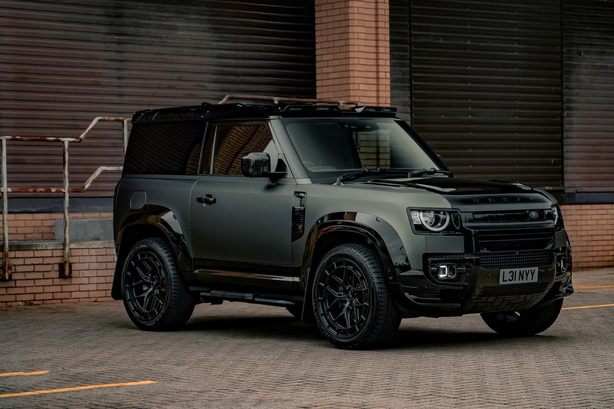 Urban Widetrack Defender 90 on the road
