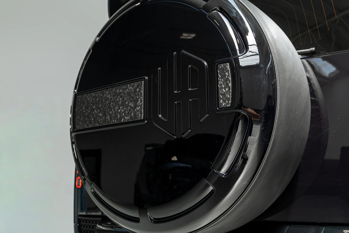 Urban OCTA V2 offset logo rear wheel cover with forged carbon insert
