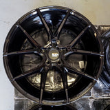21" SAVINI BM14 GLOSS BLACK CONCAVE WHEELS RIMS FITS DODGE CHALLENGER CHARGER