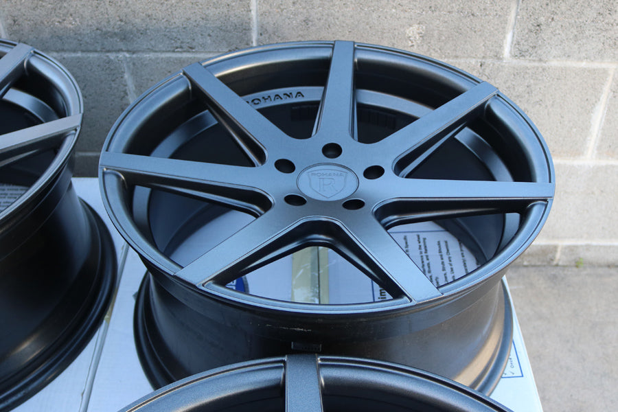 19" ROHANA RC7 GRAPHITE CONCAVE WHEELS RIMS FITS LEXUS IS250 IS350