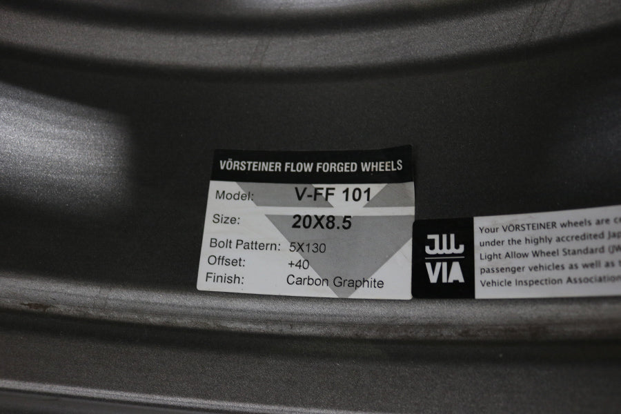 20" Vorsteiner V-FF 101 Forged Concave Wheels Rims Toyo Tires Fits Porsche 911
