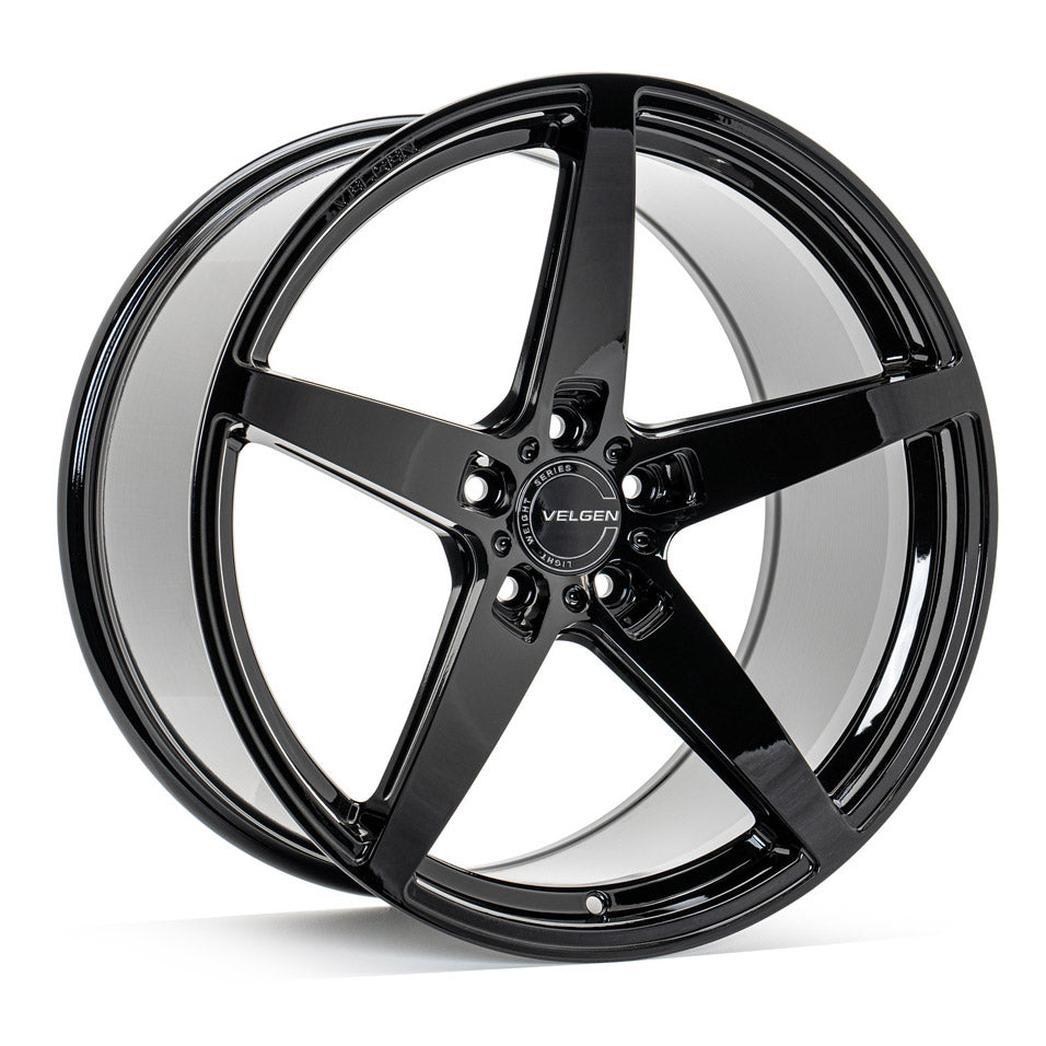 20" Velgen Classic5 Gloss Black Concave Wheels Rims Fits Kia Stinger