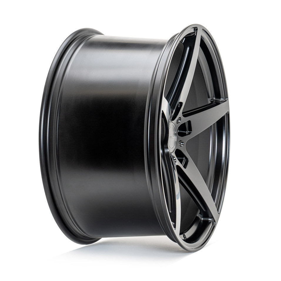 22" Velgen Classic5 22x10.5 Satin Black Concave Wheels Rims Fits Dodge Durango