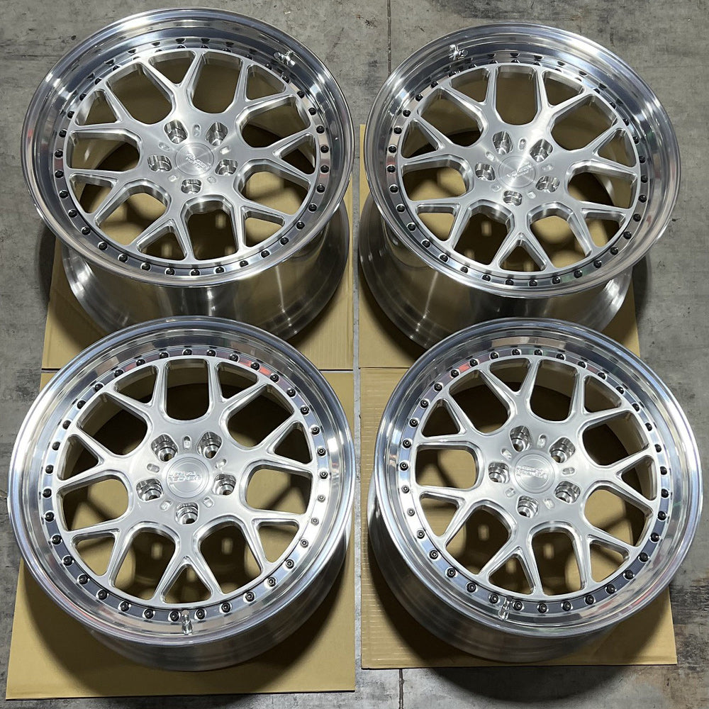 20" Velgen SL7 Silver 20x9.5 20x11 Full Forged Wheels Rims Fits Toyota Supra