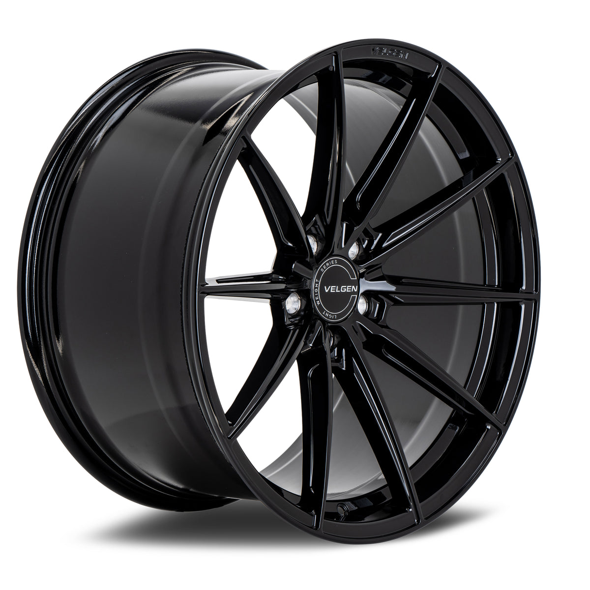 20" Velgen VF10 Gloss Black Concave Wheels Rims Fits Ford Mustang