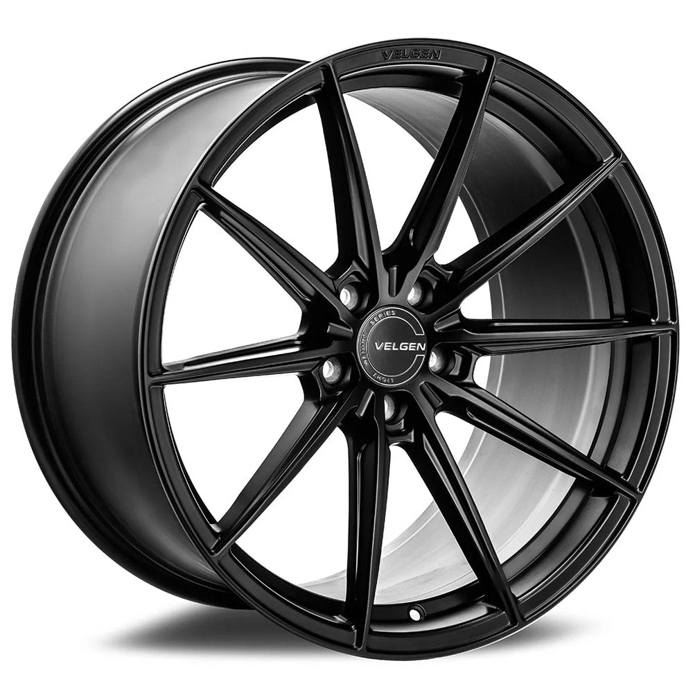 22" Velgen VF10 22x10.5 Satin Black Concave Wheels Rims Fits Ford Explorer