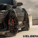 20" Velgen VF10 20x10.5 Satin Black Concave Wheels Rims Fits Dodge Durango