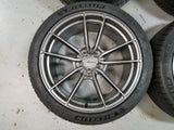 20" Velgen VF5 Grey Forged Concave Wheels Rims Michelin Tires Fits Ford Mustang