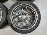 20" Velgen VF5 Grey Forged Concave Wheels Rims Michelin Tires Fits Ford Mustang